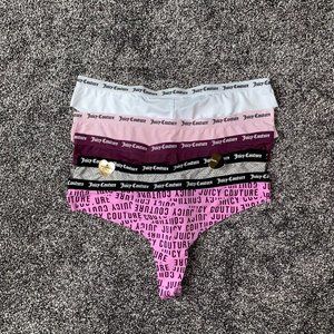 NWOT Juicy Couture No Panty Lines Thong Panties Size XL